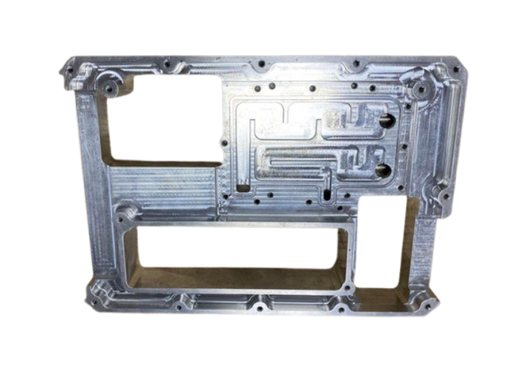 Precision Custom CNC Machining 6061-T6 Aluminum Frame Plate For Semiconductor Equipment